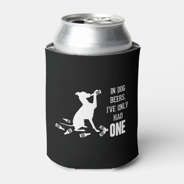 Bei Hundbier hatte ich nur eine lustige Zitate Dosenkühler (Kanne Vorderseite)