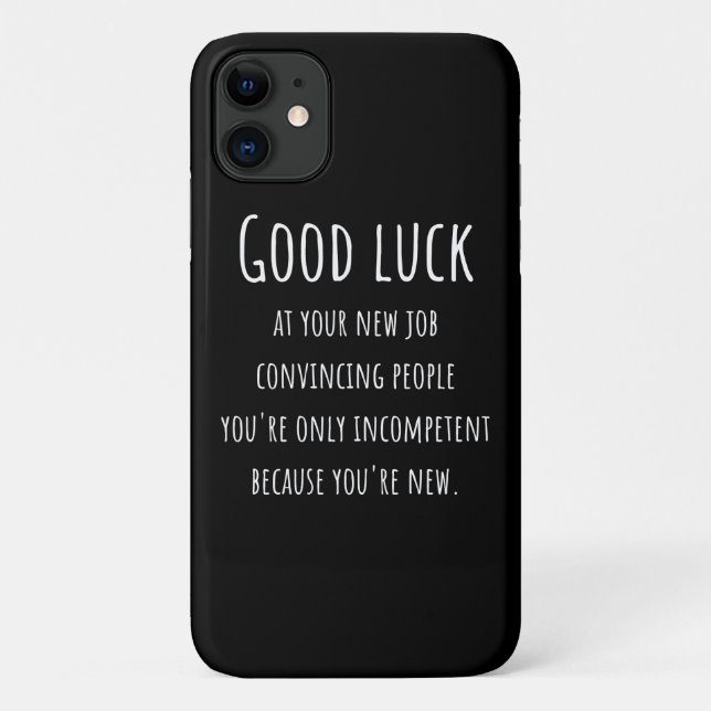 bei Ihrem neuen Job überzeugend Menschen, dass Sie Case-Mate iPhone Hülle (Rückseite)