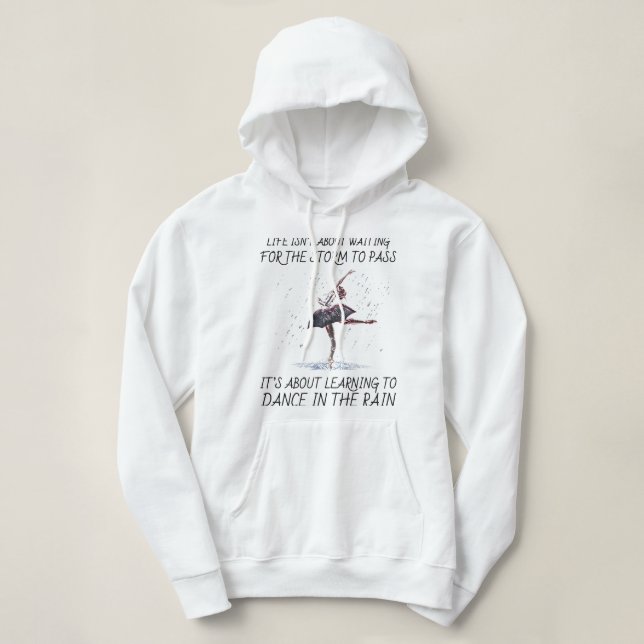 Bei LIfe geht es nicht um wart  Hoodie (Design vorne)