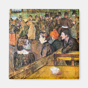 Bei Moulin de la Gallette durch Toulouse-Lautrec Magnet