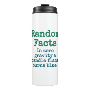 Bei Null Gravity A Candle Flame - Trivia Fakt Thermosbecher
