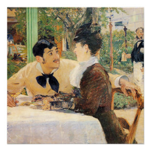 Bei Père Lathuille's Edouard Manet Poster