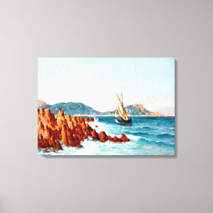 Bei Saint Raphael, Frankreich, feine Kunstmalerei Leinwanddruck