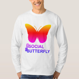 Bei Social Hashtag Butterfly [Hyper-Filter-Remix] T-Shirt