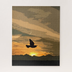 Bei Sonnenaufgang