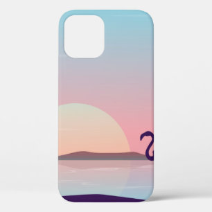 Bei Sonnenaufgang Flamingo Szenerie silhouettesfla Case-Mate iPhone Hülle