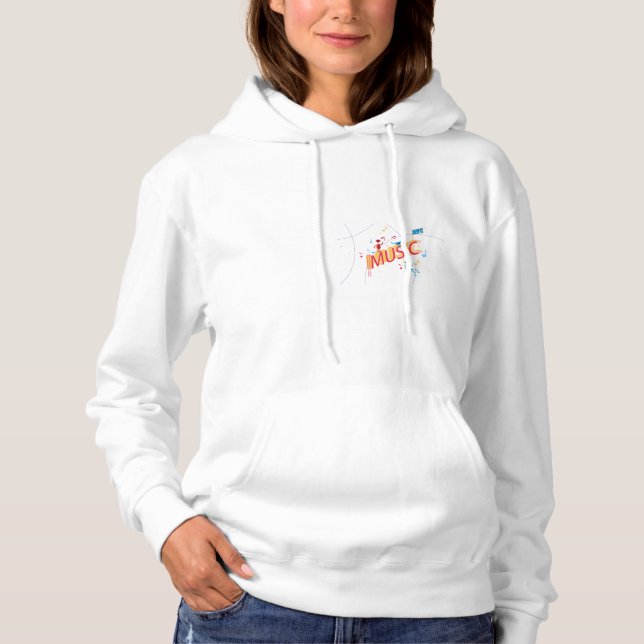 bei uns leben hoodie (Vorderseite)