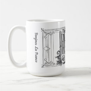Bei Uns Personalisierter Familienname Französisch Kaffeetasse