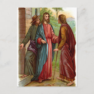 bei uns Postkarte einhalten