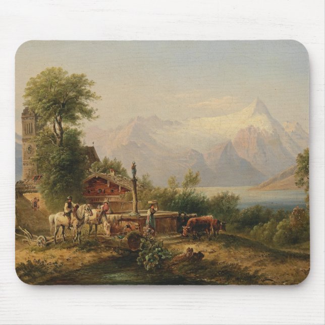 Bei Zell am See - Emil Barbarini Mousepad (Vorne)
