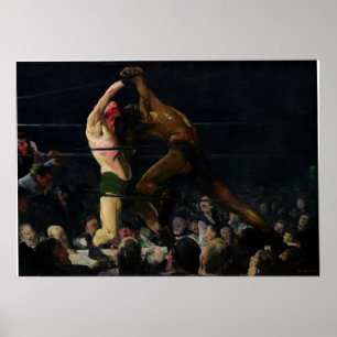 Beide Mitglieder dieses Clubs von George Bellows Poster