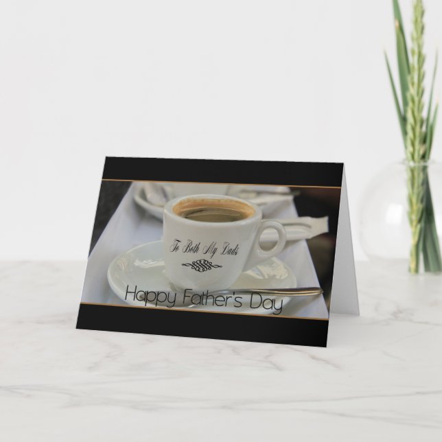 Beide Vater glücklichen Vatertag Karte (Vorderseite)