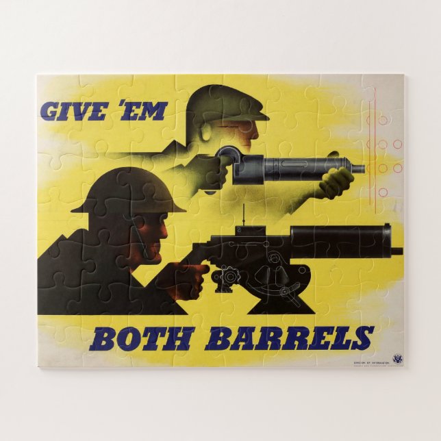 Beiden Barrels, Militär und Industrie Kriegsbemühu (Horizontal)