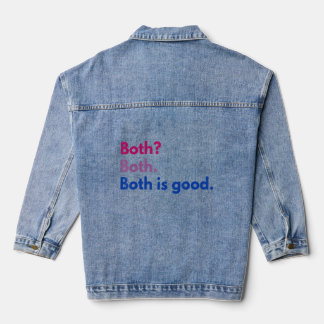 Beides ist ein gutes Sprichwort Jeansjacke