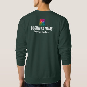 Beidseitiger Druck Business-Arbeitsuniform Herren Sweatshirt