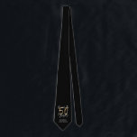Beifall für 50 Jahre modernes Schwarz und Gold Krawatte<br><div class="desc">Modernes Glitzer Schwarz und Gold 50. Geburtstagsgeschenk. Teil einer eleganten Sammlung.</div>