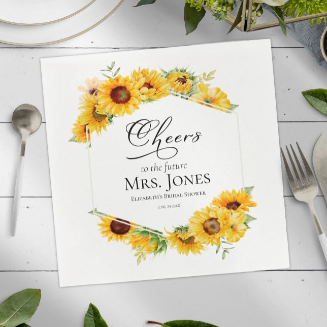 Beifall für das künftige Brautparty Napkins Serviette (Von Creator hochgeladen)