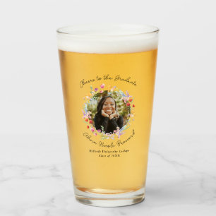 Beifall für den Graduate Keepake Foto Glass Cup Glas