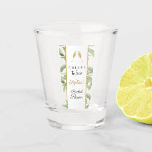 Beifall für die Liebe Botanisches Brautparty Party Schnapsglas