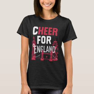 Beifall für England 2024 Unterstützer Patriotic En T-Shirt