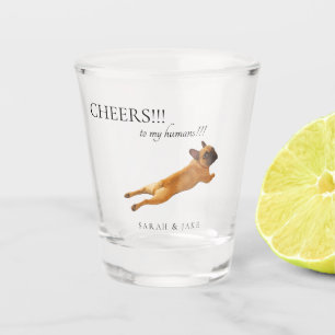 Beifall für meine Menschen Hochzeitstipendiaten Schnapsglas