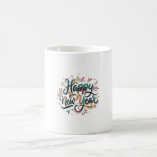 "Beifall für Neuanfang: Happy New Year Tasse" Kaffeetasse