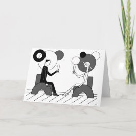 "Beifall!" Kunst-Deko Karte