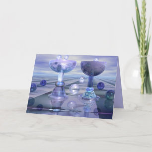 Beifall mit Blasen Feiertagskarte