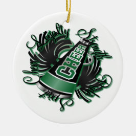 Beifall-schwarze und grüne keramikornament