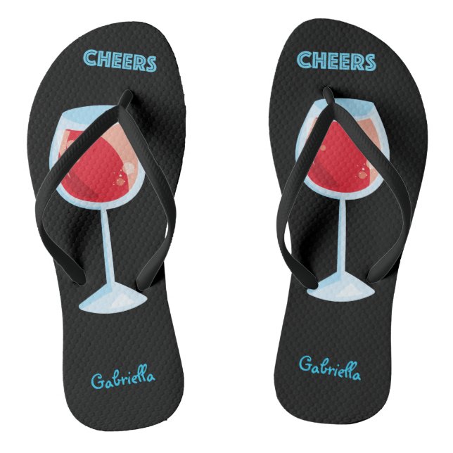 Beifall-Sommer-Rotwein drehen Reinfälle um Flip Flops (Fußbett)