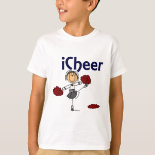 Beifall-Strichmännchen der Cheerleader-I T-Shirt