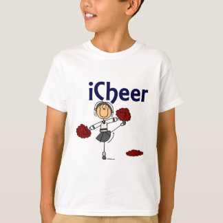 Beifall-Strichmännchen der Cheerleader-I T-Shirt