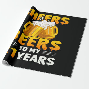 Beifall und Bier für mein 21-jähriges 21. Geburt Geschenkpapier