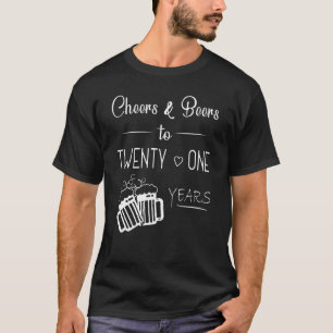 Beifall und Bier für meine 21 Jahre 21. Geburtstag T-Shirt