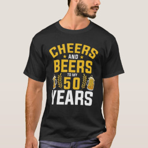 Beifall und Bier für meine 50 Jahre - 50. Geburtst T-Shirt