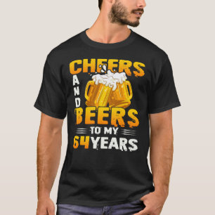 Beifall und Bier zu meinem 64-jährigen 64. Geburt T-Shirt