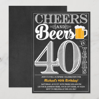 Beifall und Biere zu 40 Jahren Einladung