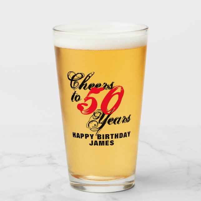 Beifall zu 50 Jahren 50. Glas (Vorne (Gefüllt))