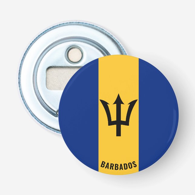 Beifall zu Barbados! Splendid Patriotic Flaschenöffner (Vorderseite)