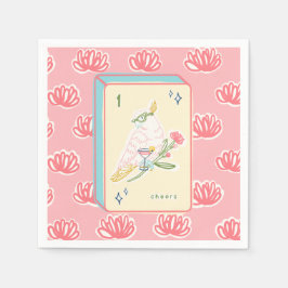 Beifall zum Bird Bam Mahjong Paper Napkin Serviette
