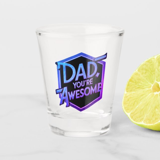 Beifall zum Vater: Sonderausgabe zum Vater Schnapsglas (Vorderseite)