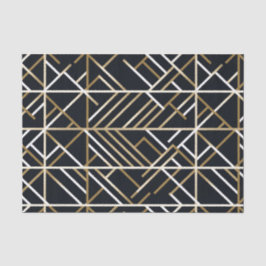 Beige Abstrakt Tessellation Tissue Paper von Ferns Seidenpapier