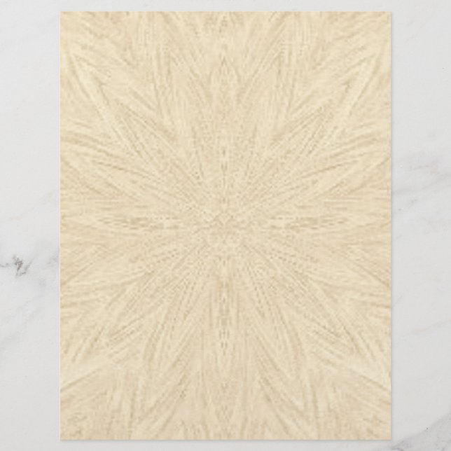 Beige abstrakte Muster mit Textur Flyer (Vorne)