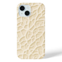 Beige Adernhülle iPhone-Hülle mit natürlichem Desi