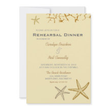 Beige Beach Theme Starfish Probe Abendessen