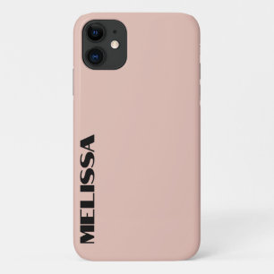 Beige Black Bold Typografie Case-Mate iPhone Hülle