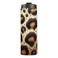 Beige & Black Gepard Fell Tier Print Punkte
