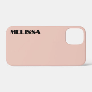 Beige Black Modern Bold Typografie Case-Mate iPhone Hülle