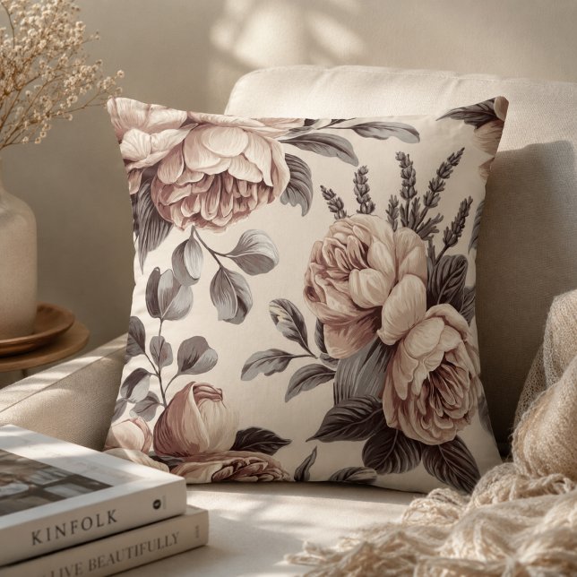 Beige Blume Kissen (Von Creator hochgeladen)
