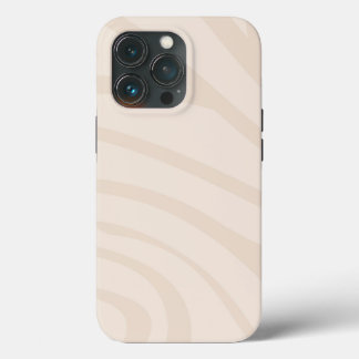 Beige Blush Minimalistisch Geometric Tough Case iP
